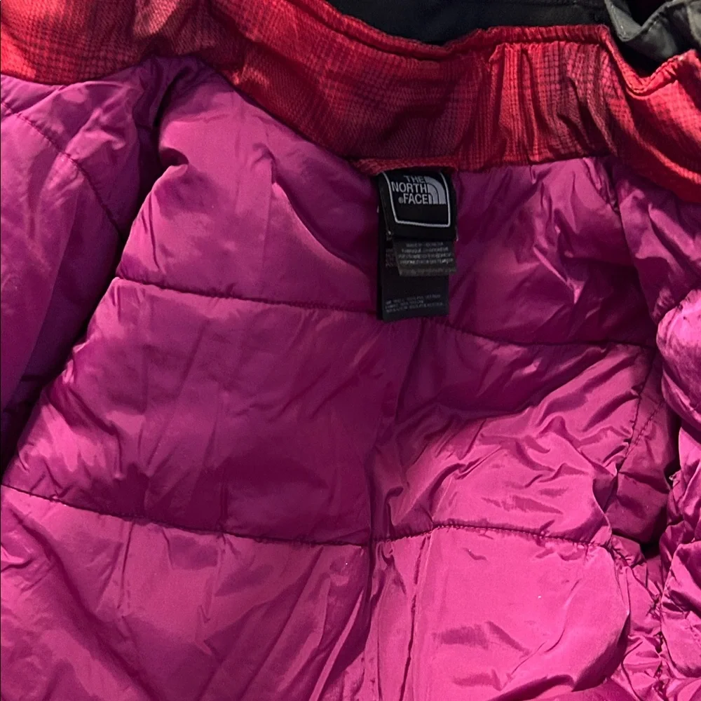 The North Face Charcoal Jacket with Magenta Lining XS 6 ☀️
